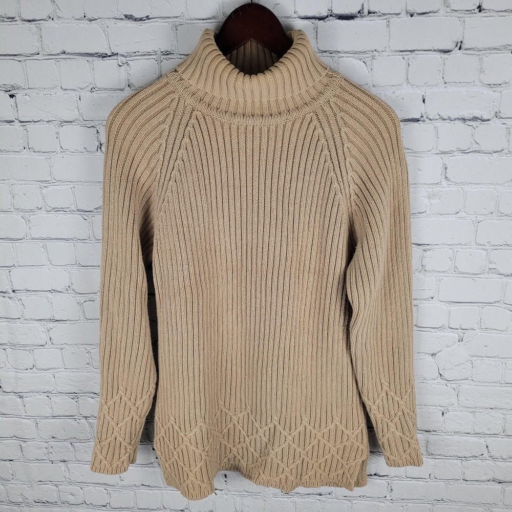 RINO ROSSI | vintage cable knit turtleneck sweater